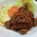 kookuro's cooksnap of when they made 煮込みハンバーグ.