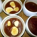 ちえあめ's cooksnap of when they made 簡単　チョコレートプディングＩＮばなな♡.