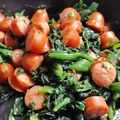 ひんべえ's cooksnap of when they made チョリソーと小松菜のシャキシャキ炒め.