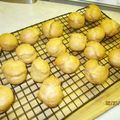 koyukiw's cooksnap of when they made レンジで下ごしらえ！シュークリーム♥.