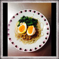 K0A9O0R8U♪'s cooksnap of when they made 納豆とほうれん草の和風パスタ.