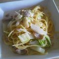 みちこちゅぽま's cooksnap of when they made 簡単☆白菜とコーンのクリームスープパスタ.