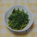 かふぇmomo's cooksnap of when they made 春菊のゴマあえ.