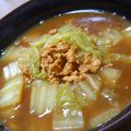 かき氷's cooksnap of when they made すぐできた！白菜・そぼろ・カレーうどん.