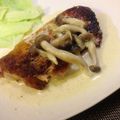 ーmakocoー's cooksnap of when they made 鶏もも肉のにんにくクリームソース.
