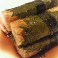 snoopy_snoopy's cooksnap of when they made 大葉にんにく醤油で、いそべ巻き.