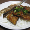 yume&ss's cooksnap of when they made ☆さんまの照り焼き丼★.