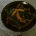 violetjam's cooksnap of when they made いつもの常備菜　赤からし菜と人参のナムル.