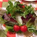 mikan72's cooksnap of when they made クリスマスに簡単華やか☆リースのサラダ.