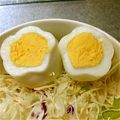mashumi's cooksnap of when they made ハートのゆで卵.