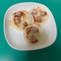 クックあさみちゃん's cooksnap of when they made 餃子の皮とウインナーでピザ簡単すぐできる.
