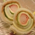 たもたん's cooksnap of when they made 竹輪のシソチーカニカマ巻き☆.