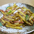 オキミン's cooksnap of when they made さつまいもとベーコンの甘辛炒め.