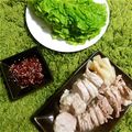 ひろゆき0419's cooksnap of when they made ★蒸し豚★〜韓国の唐辛子酢味噌で〜.