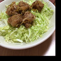 stm_09's cooksnap of when they made 揚げずに唐揚げ丼(*´꒳`*).