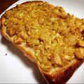 ＊ちろる＊'s cooksnap of when they made ☆ツナカレートースト☆.