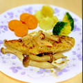 sakitchen♪'s cooksnap of when they made 鰆のムニエル　マスタードクリームソース.