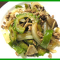 ふっち's cooksnap of when they made ゴーヤと豚ひき肉のオイスター炒め.