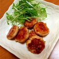 さきか0605's cooksnap of when they made ふわふわ♡ヘルシーつくねの照り焼き.
