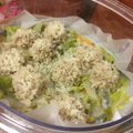 ハルピンママ's cooksnap of when they made 卵・乳・小麦除去の紅白シューマイ.