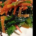 黒べぇ's cooksnap of when they made 小松菜と塩昆布のナムル.