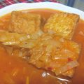tukurunoda's cooksnap of when they made 厚揚げのチリソース煮込み.