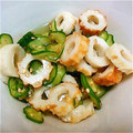 今日もまた's cooksnap of when they made すし酢できゅうりとちくわの酢の物.