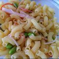 くわっくま's cooksnap of when they made カニカマと枝豆のごまドレマカロニサラダ♪.