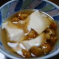 みとー's cooksnap of when they made 包丁要らず！すくい豆腐のなめこあんかけ.