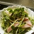 Satoco❋'s cooksnap of when they made ハムと貝割れの簡単彩りサラダ…☆.