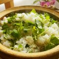 あっぷるカモミール's cooksnap of when they made ♦長芋とじゃこの炊き込みご飯三つ葉添え♦.