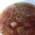 空花草's cooksnap of when they made 白ネギと白菜だけのモツ鍋.