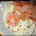 yuuyuu×◎'s cooksnap of when they made 美容に＊オリーブオイル目玉焼き.
