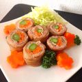 ウモニカ＋'s cooksnap of when they made 肉巻きアスパラのトマポンソース.