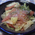 レオン犬's cooksnap of when they made 簡単！キャベツとウインナーのお好み焼き風.