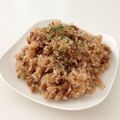 me.me's cooksnap of when they made ☆★えりゐ母の思い出の納豆チャーハン★☆.
