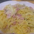 みいみいまる's cooksnap of when they made 牛乳で簡単★固まらない★カルボナーラ.