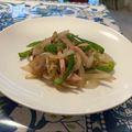 horseland's cooksnap of when they made シンプル。玉ねぎピーマンハム炒め.