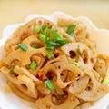 かなぼう◡̈♡'s cooksnap of when they made おいし～い♡れんこんのピリ辛炒め.