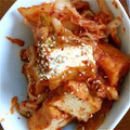 shelly616's cooksnap of when they made お肉無しの厚揚げキムチ炒め.