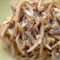 料理勉強中で's cooksnap of when they made オイスターソースで☆豚肉ともやしの卵とじ.