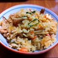 Pupinon's cooksnap of when they made いかなごくぎ煮で調味料不要☆炊き込みご飯.