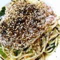 ロマンスディレクター's cooksnap of when they made 納豆×豆乳で簡単に和風クリームパスタ.