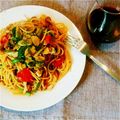 ducarin's cooksnap of when they made トマトとしめじのパスタ★アンチョビ風味.