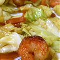 ソラソラ♪'s cooksnap of when they made 管理栄養士お勧め♪えびとホタテの野菜炒め.