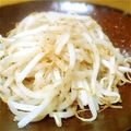 rr's cooksnap of when they made レンチン・ナムル(もやし).
