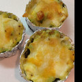 RikAxxsaN's cooksnap of when they made 【お弁当のおかず】ゆで卵のプチグラタン風.