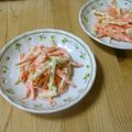 しのばぁたん's cooksnap of when they made ブロッコリーの茎で＊コールスロー風サラダ.