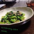 きな、's cooksnap of when they made 旬の甘い小松菜とシーチキンの炒め物.
