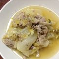 とんぼのはね's cooksnap of when they made 豚と白菜のミルフィーユ鍋.